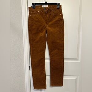 Gap Vintage Slim High Rise Tan Corduroy Jeans